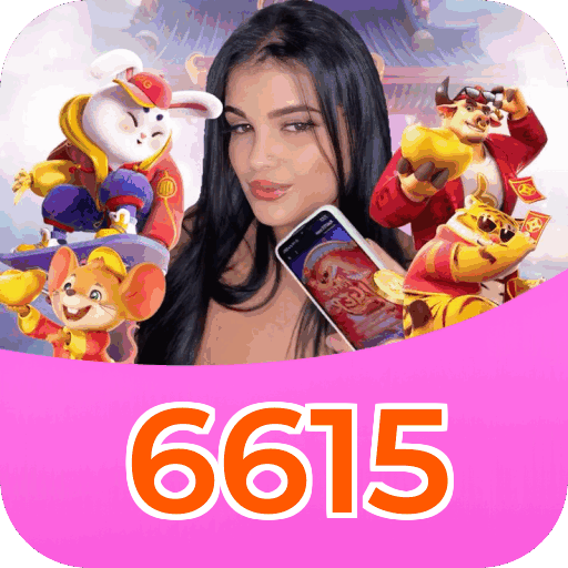 Interface do aplicativo 6615 mostrando jogos disponíveis no iOS e Android